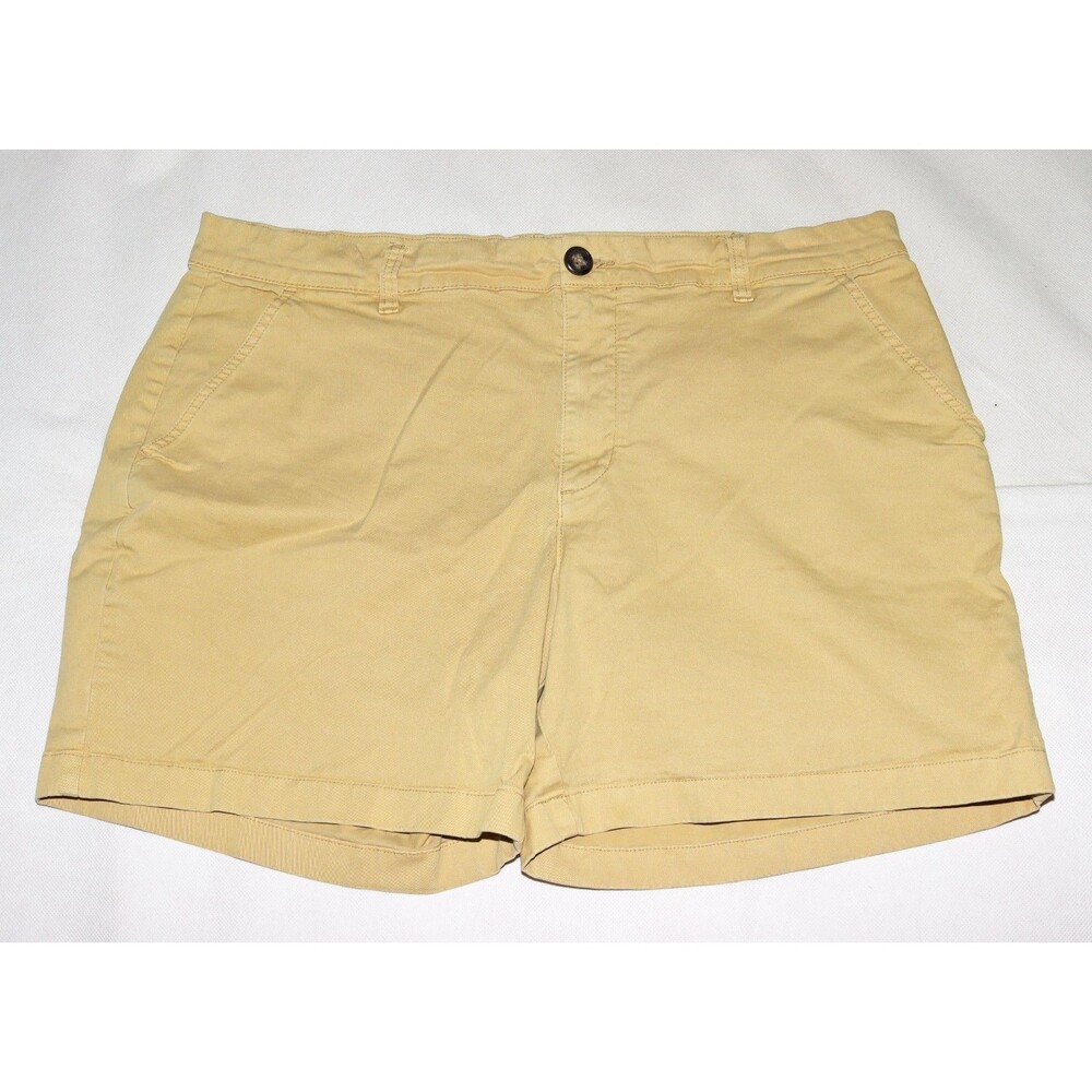 Chubbies Boomshakalaka 5.5" Chino Shorts 38 Khaki Elastic Waist Stretch Preppy